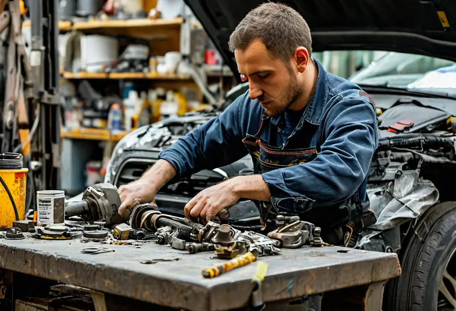 Замена ролика приводного ремня Форд Транзит