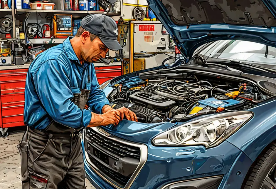 Замена ручейкового ремня Пежо Боксер