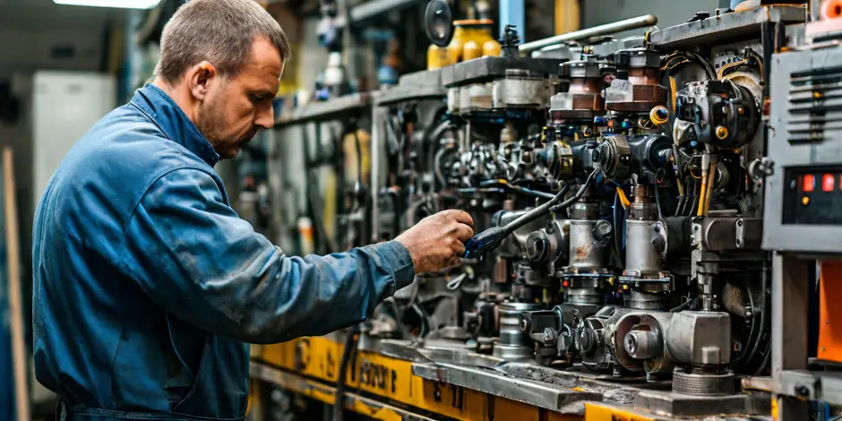 Проверка ТНВД на стенде Форд Транзит