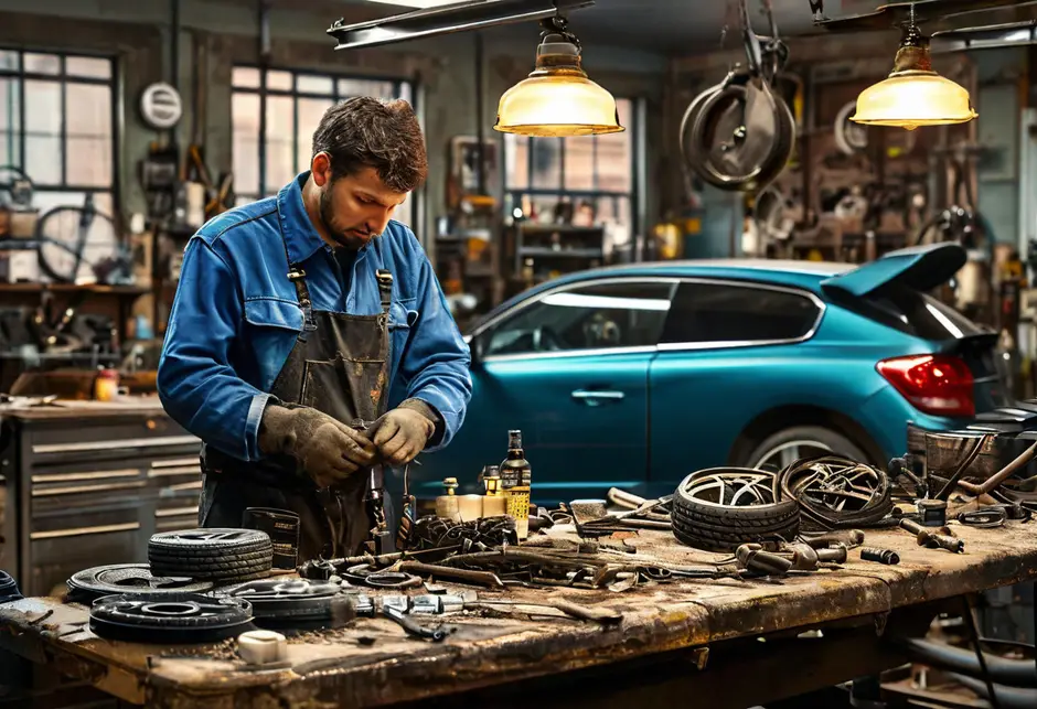 Выполнение шиномонтажа Пежо Боксер