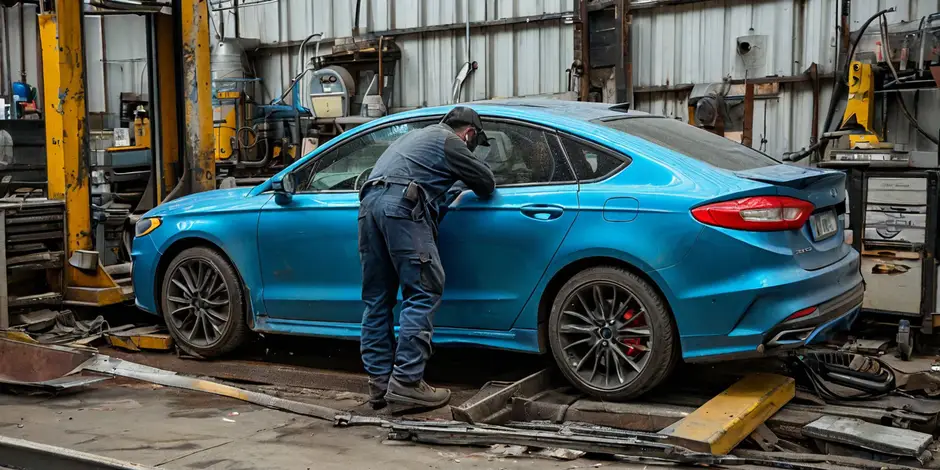 Замена заднего амортизатора Форд Транзит