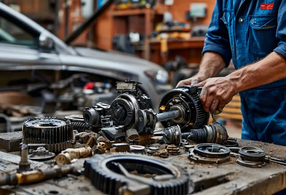 Замена обгонной муфты генератора Форд Транзит