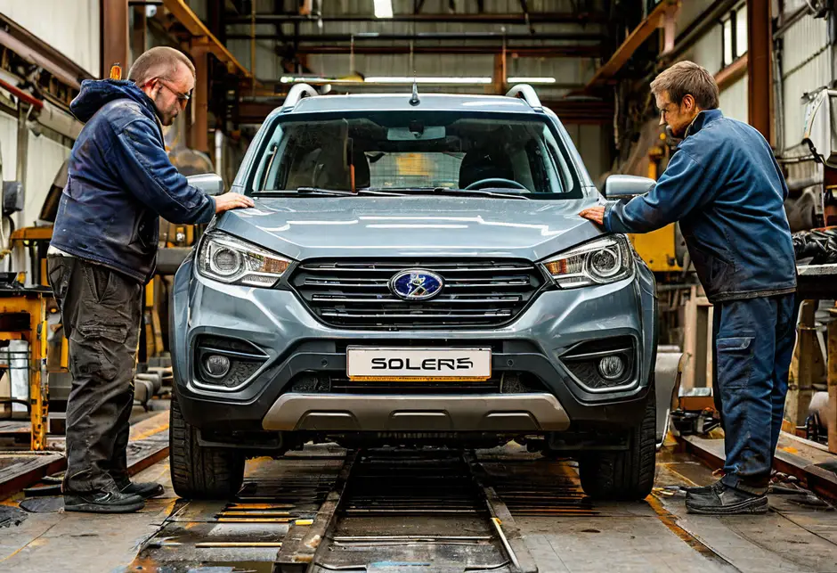 Снятие и установка защиты картера Соллерс Атлант