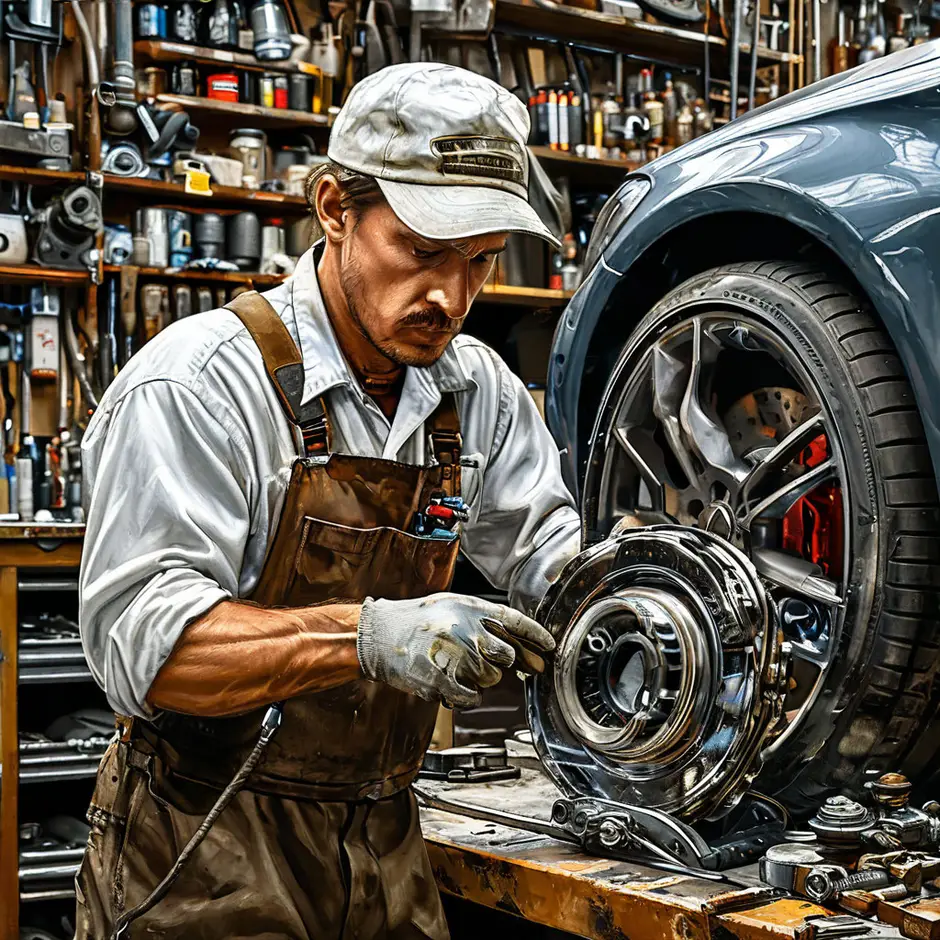 Замена переднего тормозного диска Мерседес Vito