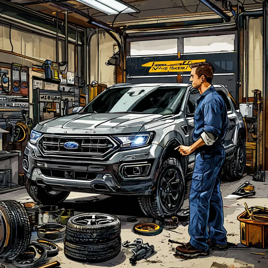 Выполнение шиномонтажа Форд Транзит