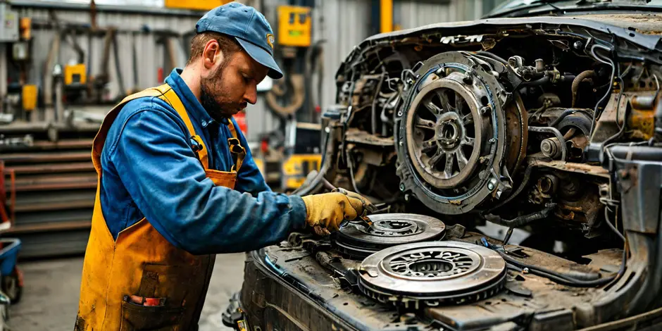 Замена комплекта сцепления Рено Кангу