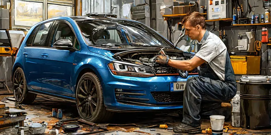 Замер компрессии Фольксваген Крафтер