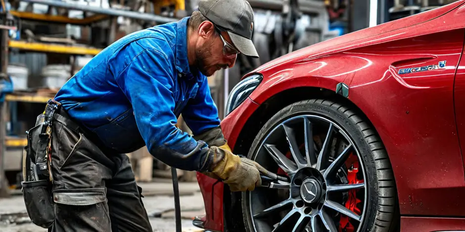 Замена комплекта передних тормозных колодок Мерседес Спринтер