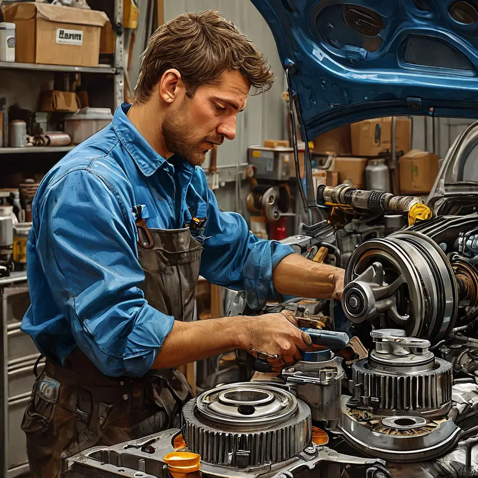 Замена шкива коленвала Форд Транзит