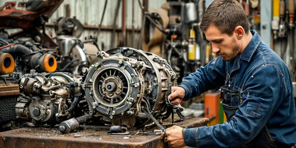 Снятие/установка МКПП (механическая коробка переключения передач) Мерседес Спринтер