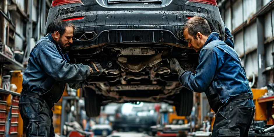 Замена Опора КПП задняя Мерседес Спринтер