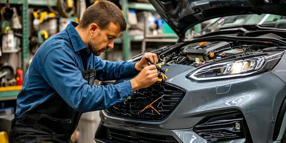 Замена лампы Форд Транзит