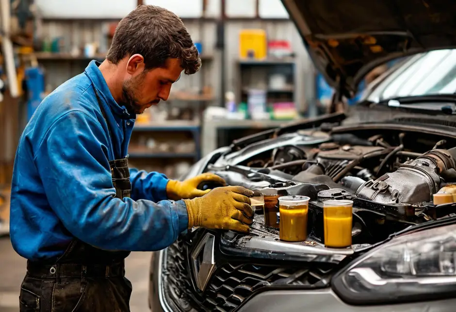 Замена масла в МКПП Рено Кангу