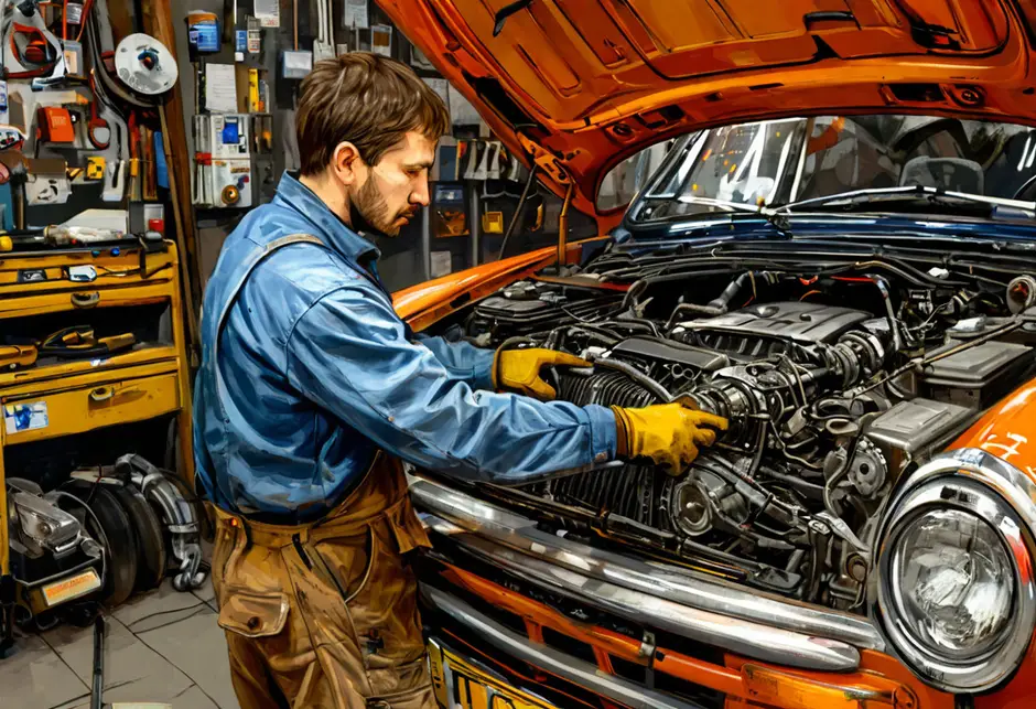 Замена ручейкового ремня GAZ Gazel