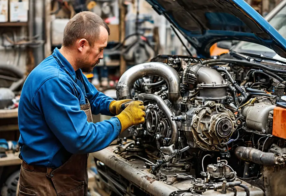 Замена турбокомпрессора (турбины) Форд Транзит