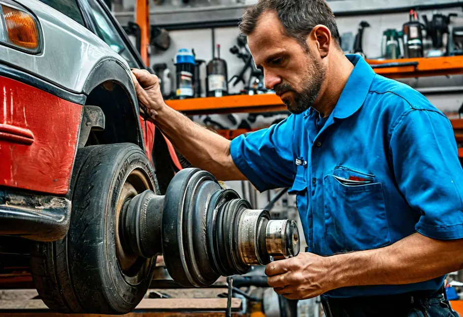 Снятие/установка левого привода Фиат Добло
