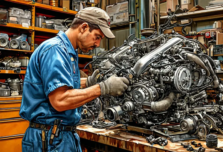 Разборка/сборка Двигатель Хендай Старекс