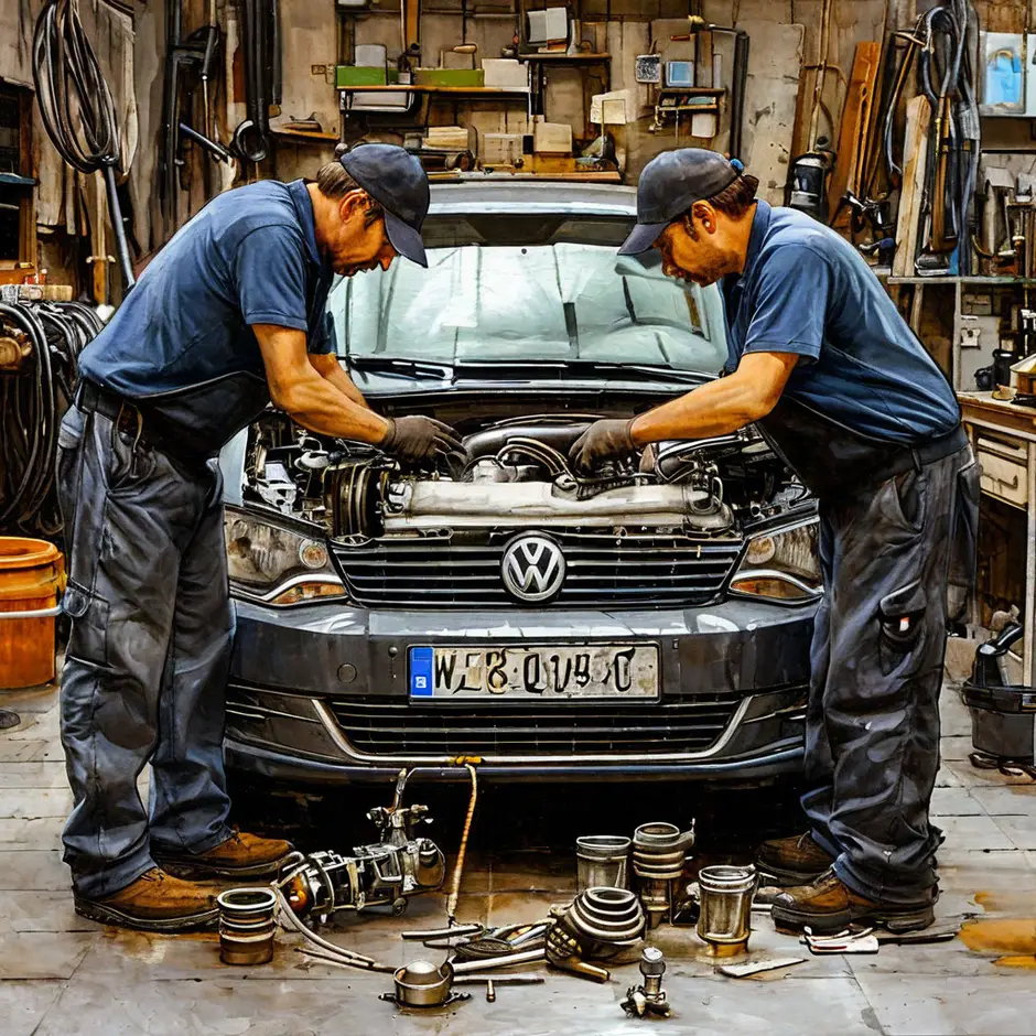 Замер компрессия ДВС Фольксваген Транспортер