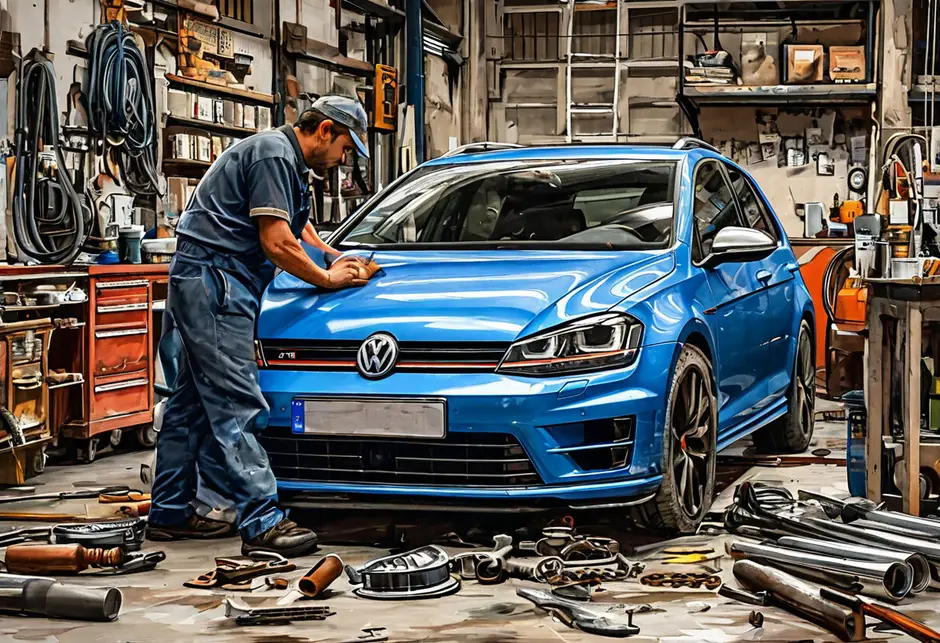 Замена патрубка интеркулера Фольксваген Транспортер