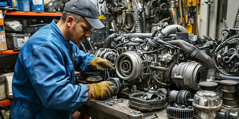 Снятие/установка турбокомпрессор (турбины) Форд Транзит