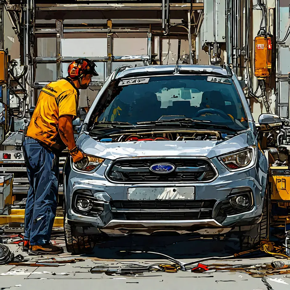 Замена передней пружины Форд Транзит