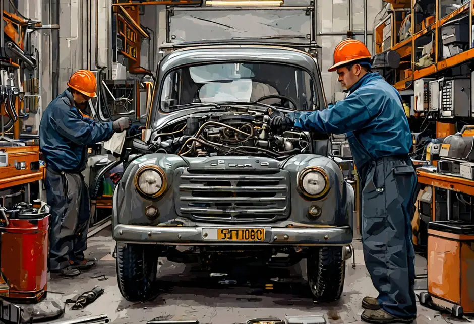 Снятие и установка двигателя GAZ Gazel