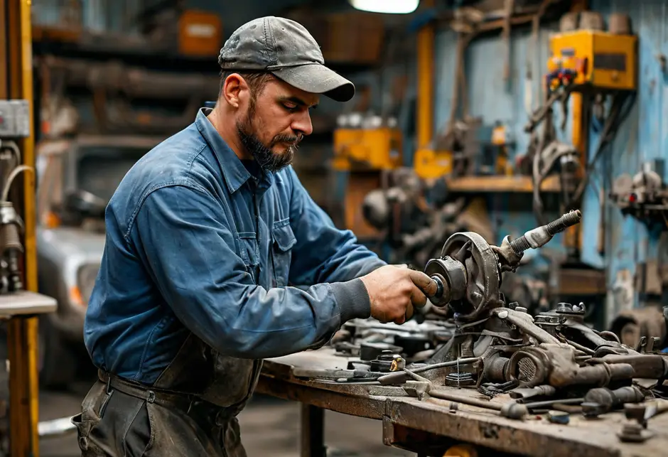 Замена рулевой тяги GAZ Gazel