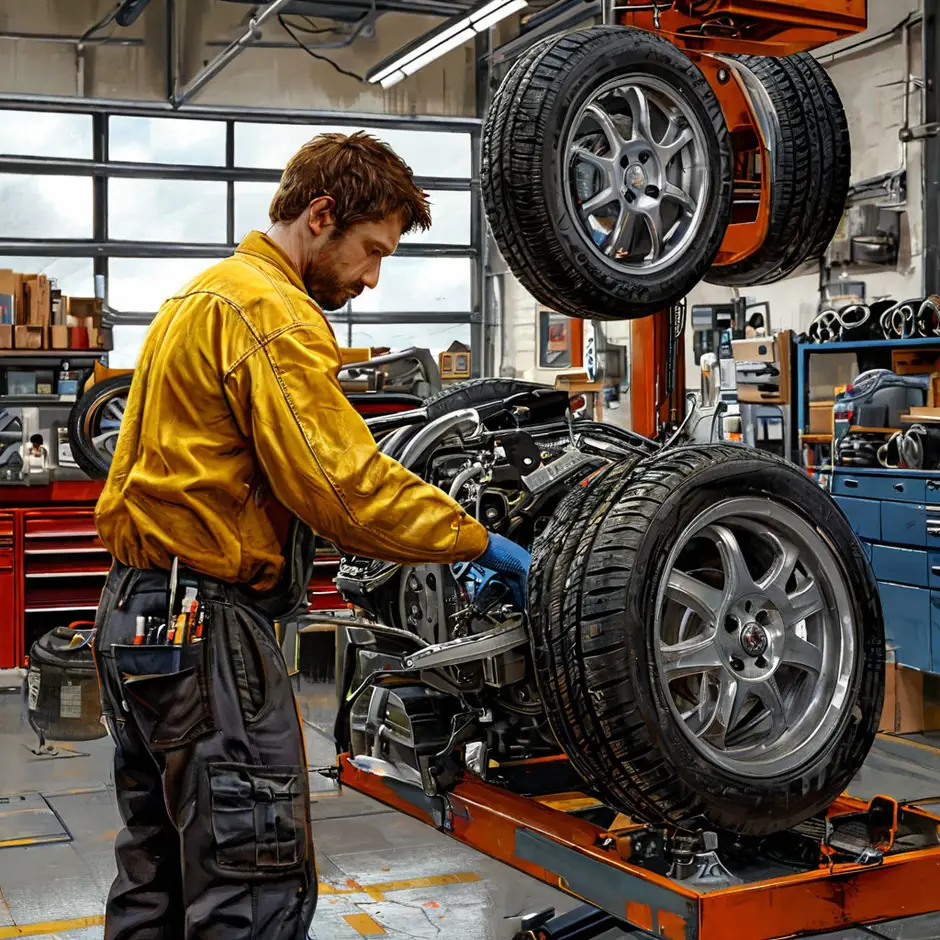 Выполнение шиномонтажа Рено Кангу