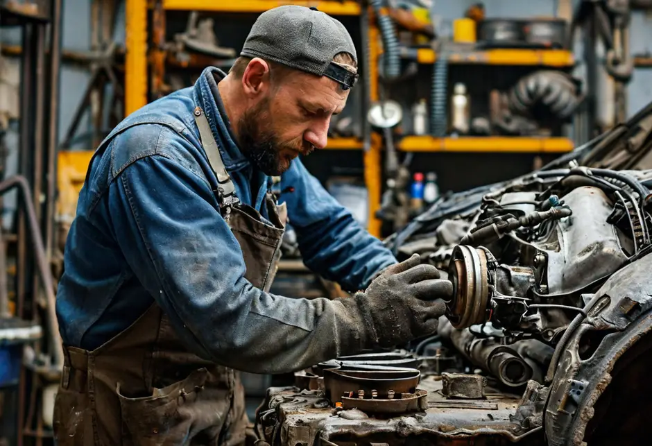 Замена сальника хвостовика КПП Форд Транзит