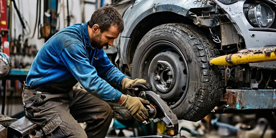 Снятие/установка нижнего рычага Форд Транзит