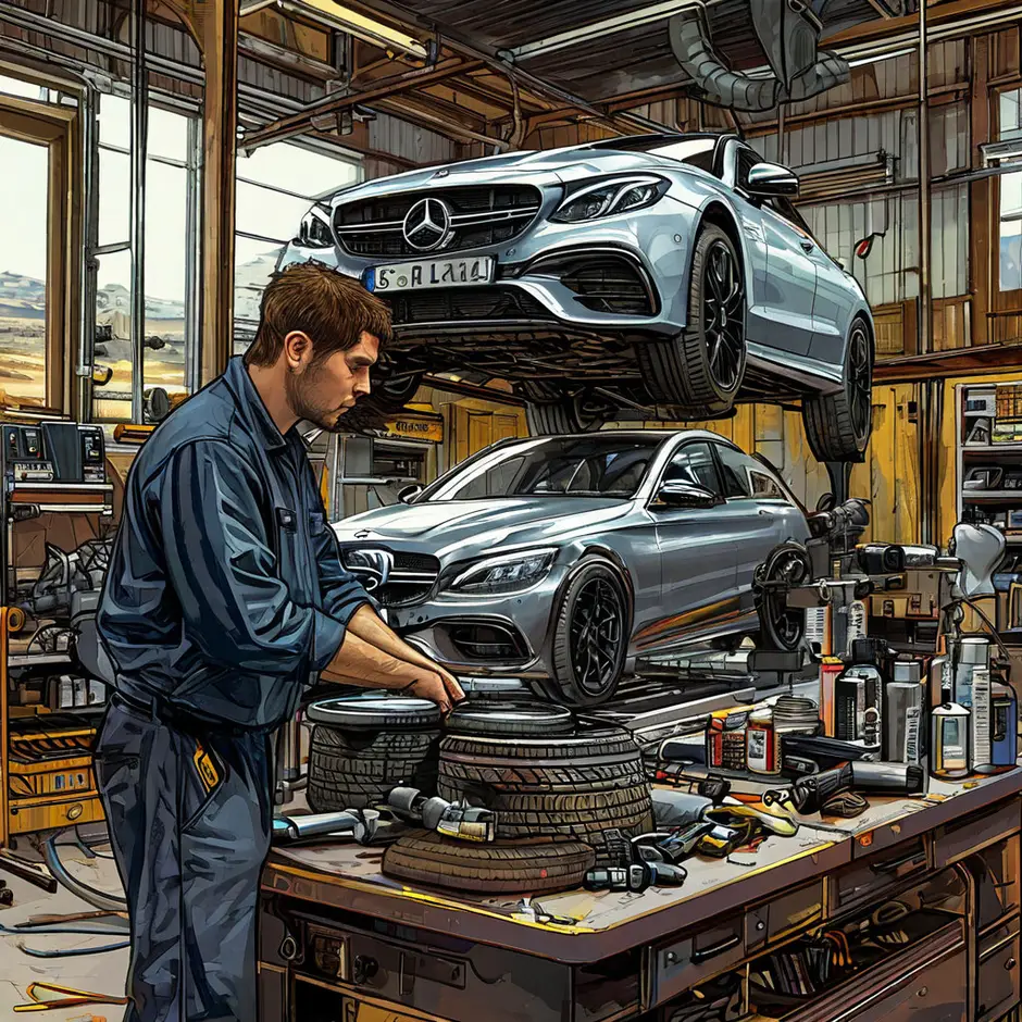 Выполнение шиномонтажа Мерседес Спринтер